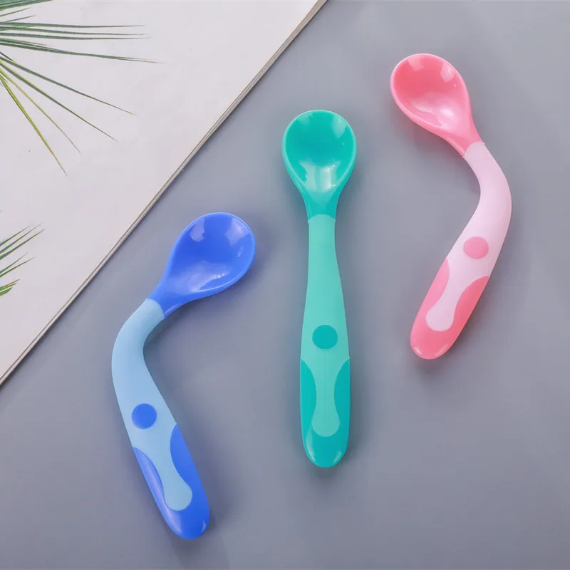 

Cheng bei er New Style Temperature Shilly Spoon-Twisted-Spoon Sub-Baby Feeding Tableware Ladel 9084