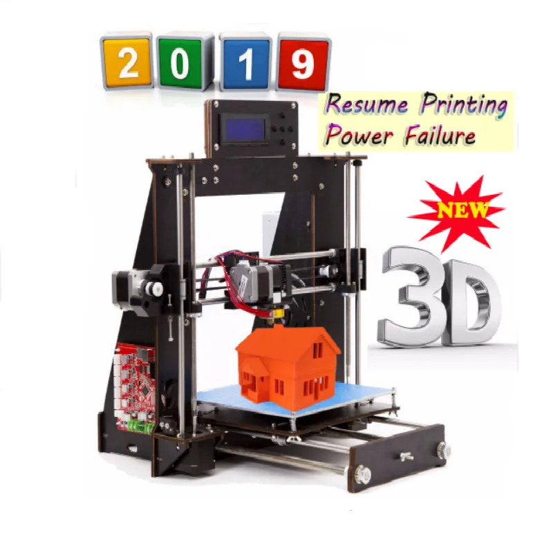 I3 Impressora 3d 3d принтер Reprap Prusa i3 MK8 DIY+ программное обеспечение+ продукт ручной работы с отключением питания печать