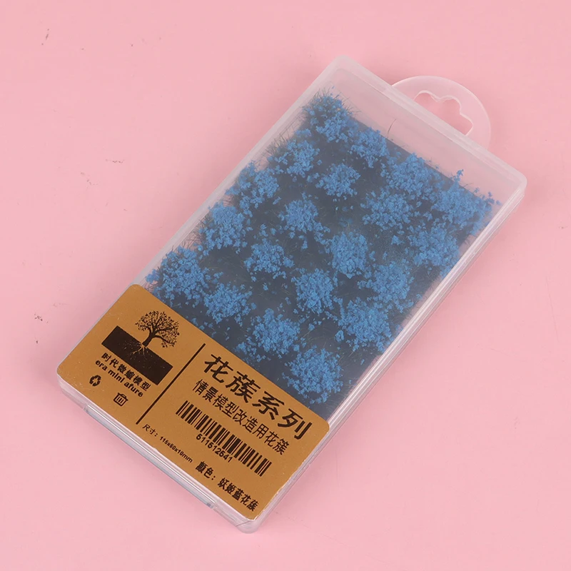 28Pcs DIY Model Building Kits Artificial Grass Flower Petal Garden Lawn Micro Landscape Decor Accessories 13