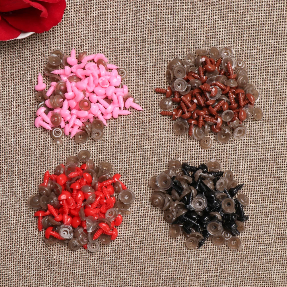 Doll Accessories 100pcs Plastic Triangle Noses for Dolls Toys Bear DIY Safety Nose Buttons Safety Parts Nose Accessories plush doll accessories,doll accessories,doll clothes accessories