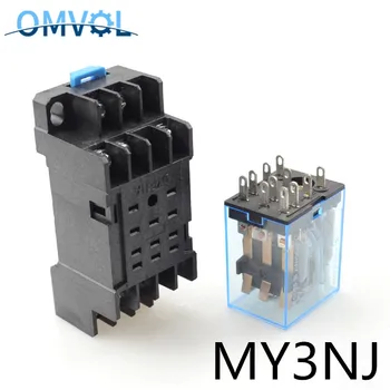 

3pdt my3n general purpose relay my3nj power relay switch my3 11pins with socket