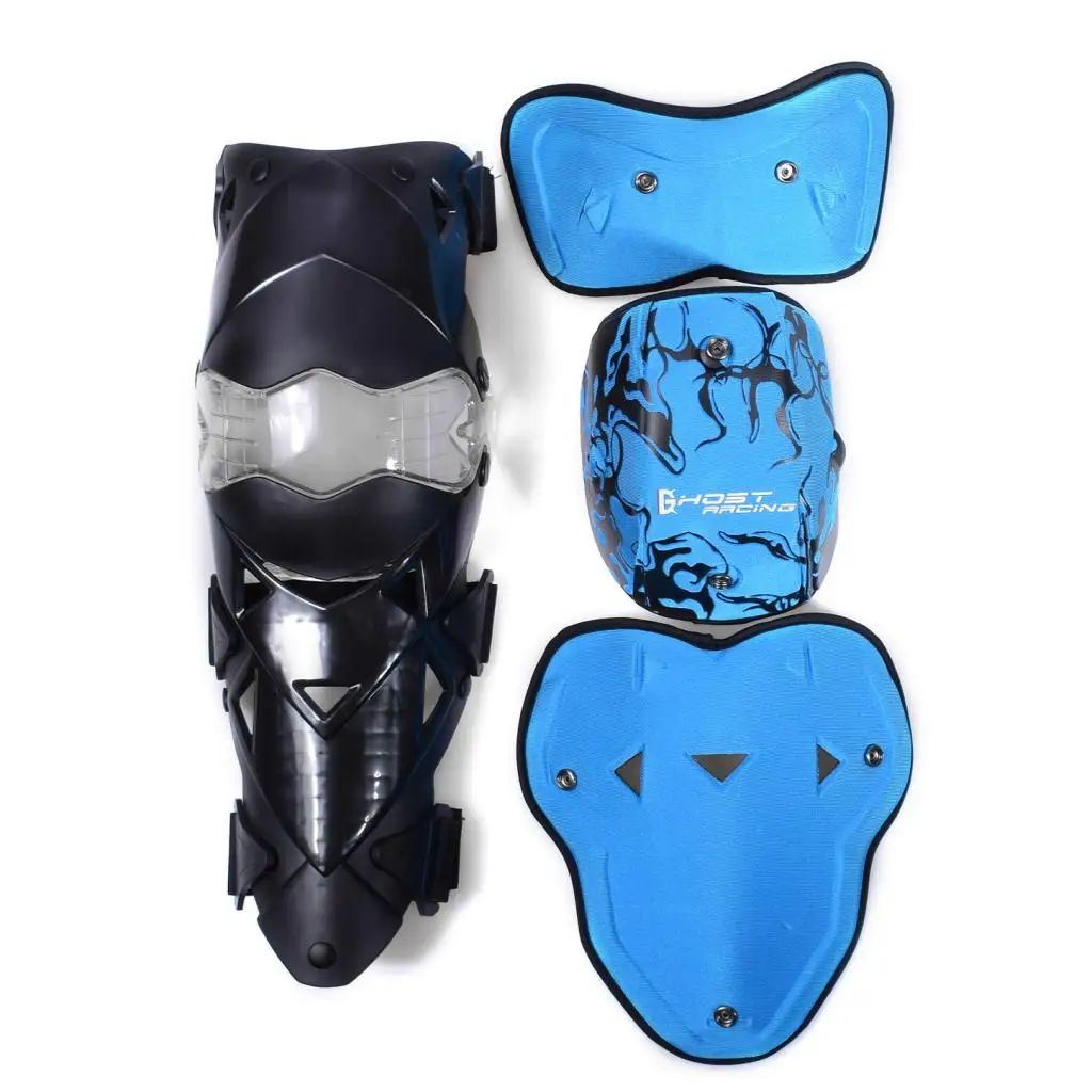 Pair Motorcycle Racing Riding Knee Guard Protective Protectors Pads Armor Kneepads Gear