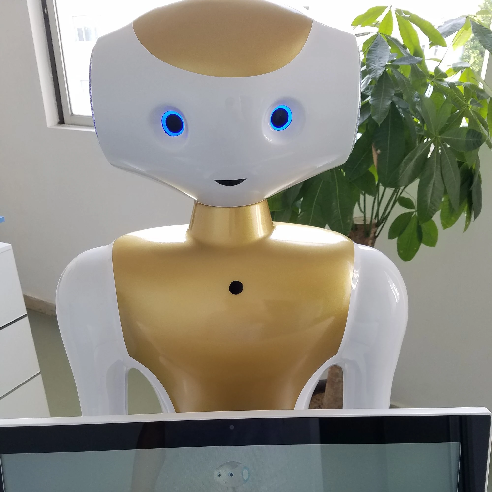 Humanoid английский образовательный робот школьный центр торговый центр зал способ приема голосовой гид робот