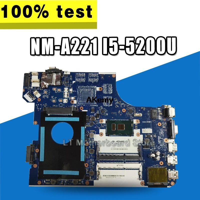 

Lenovo ThinkPad E550 E550C AITE1 NM-A221 Notebook Motherboard FRU 00HT638 CPU i5 5200U DDR3 100% Test Work