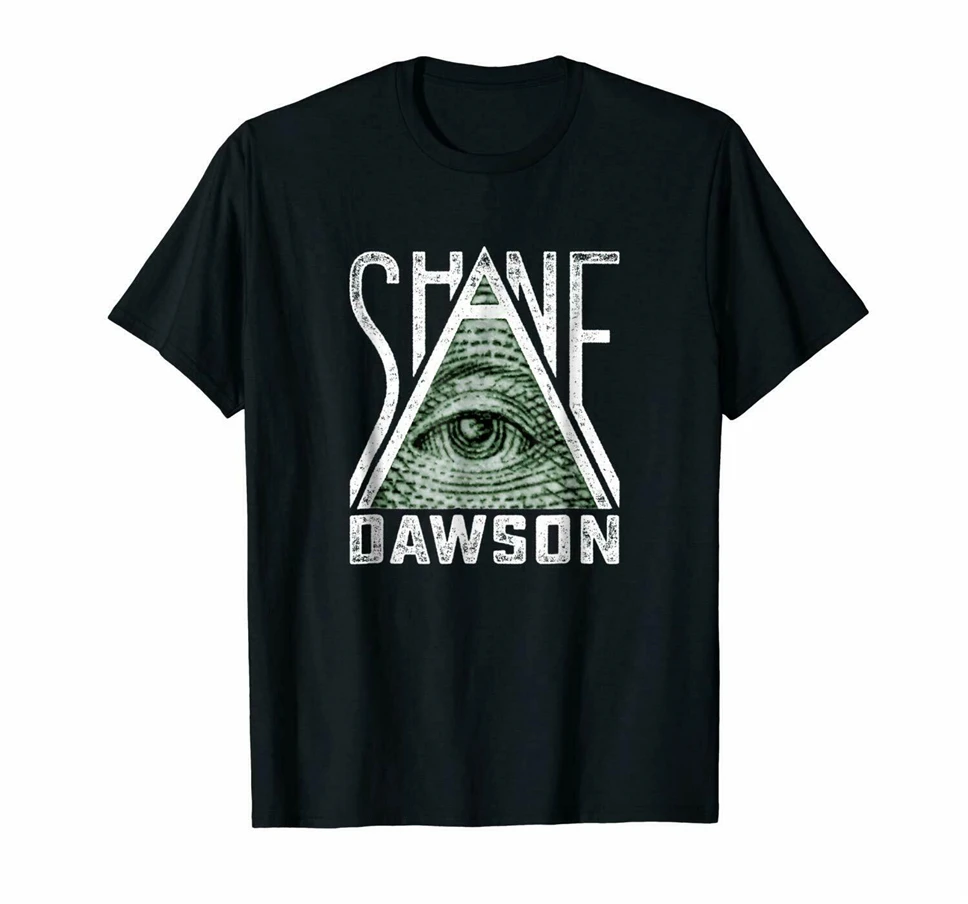 Черная футболка Shane Dawson All-Seeing Eye Мужская из 100% хлопка большого размера | одежда