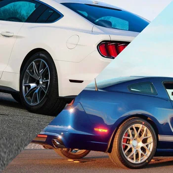 

Auto Side Marker Light For Ford Mustang 2010-2014 Exterior Car 2pcs Clear
