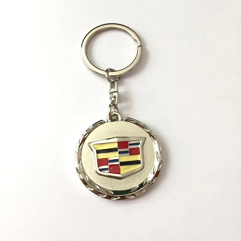 

Factory Price Direct Selling Hollow out Cadillac Car Logo Keychain Car Gift Promotional Items