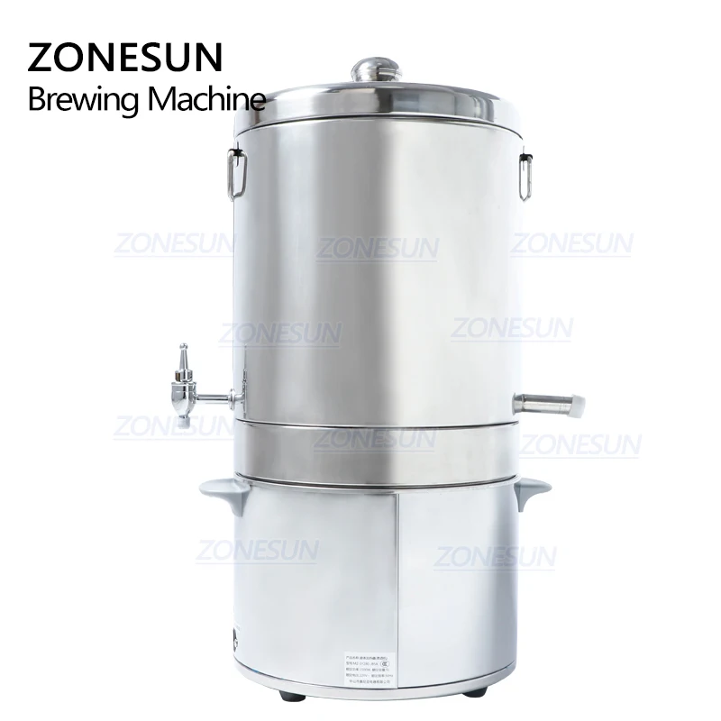 ZONESUN 5L винный дистиллятор бытовой дистиллятор эфирных масел барные наборы бытовой прибор винный котел воды ликер чайник варить алкоголь