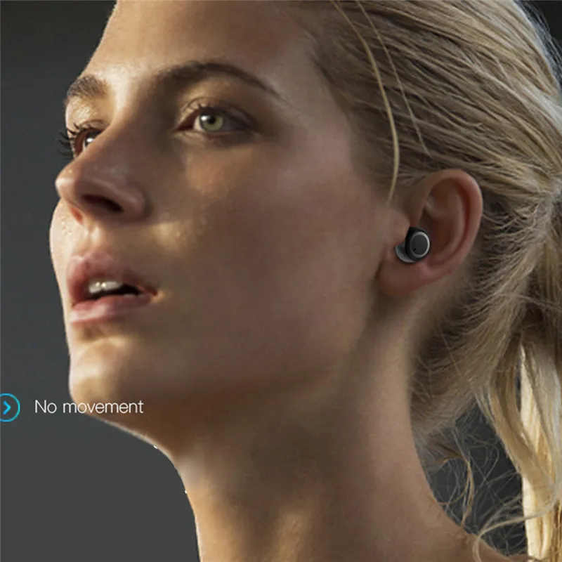 Briame TWS Bluetooth V5.0 наушники беспроводные Bluetooth наушники 3D стерео Спортивные Беспроводные наушники с двойным микрофоном