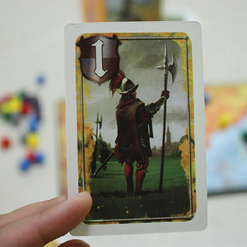 2-6 игроков Condottiere настольная игра полный набор забавная доска с семьей/другом