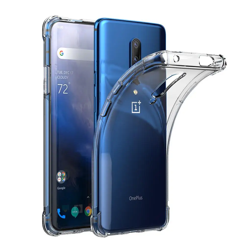 С предохранительными подушками противоударный чехол для Oneplus 7 Pro 6 6 T 5 прозрачный мягкий чехол из ТПУ для Oneplus 7 Pro 6 T 5 6 One Plus 6 T антиосенний полный Чехол