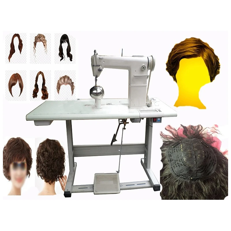 Electric Desktop Wig High Head Car Sewing Machine Feeding High Column Machine Hair Processing Machinery And Equipment 2