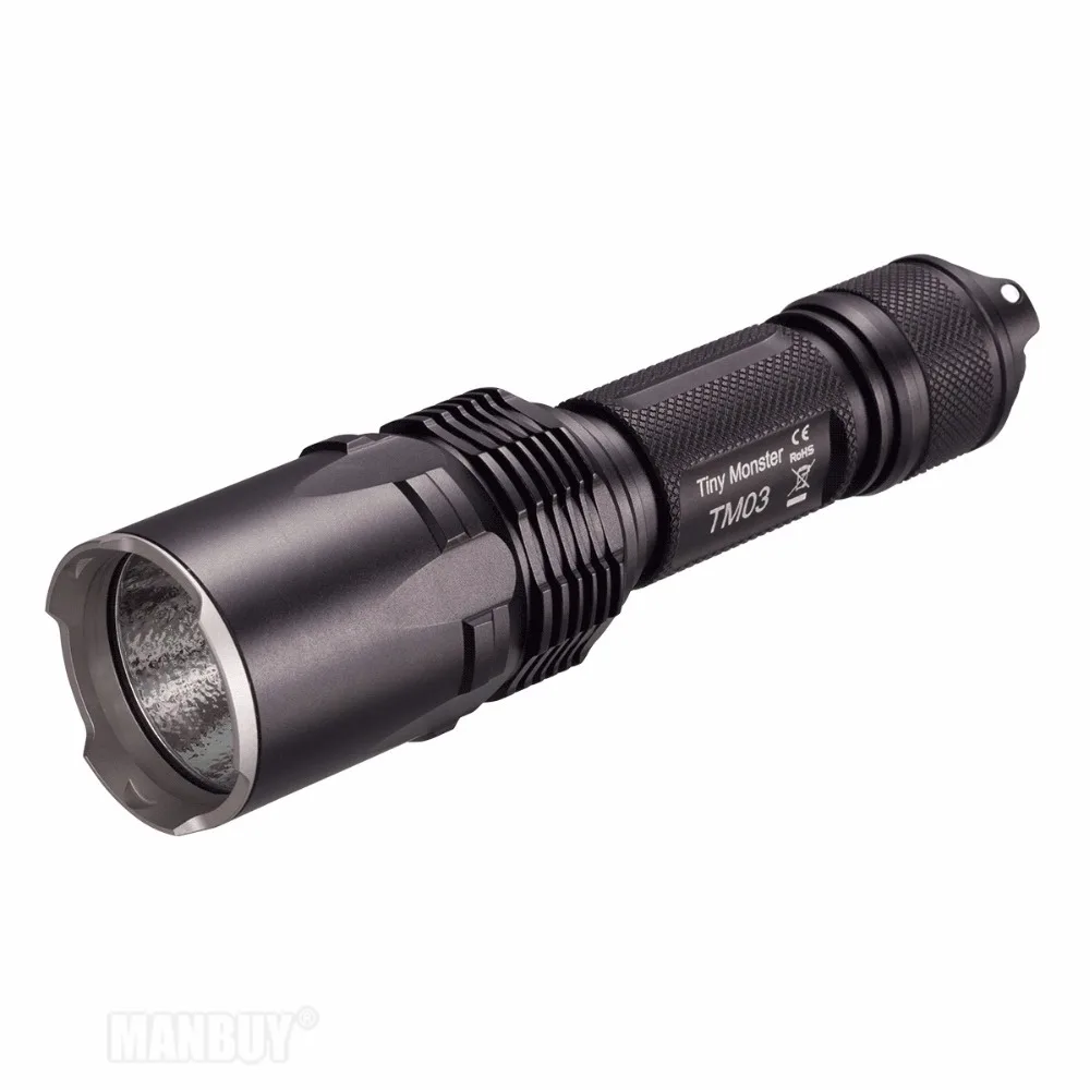 NITECORE TM03 CRI теплый свет 4CREE XHP70 светодиодный тактический фонарик 2800 люмен с 18650 для