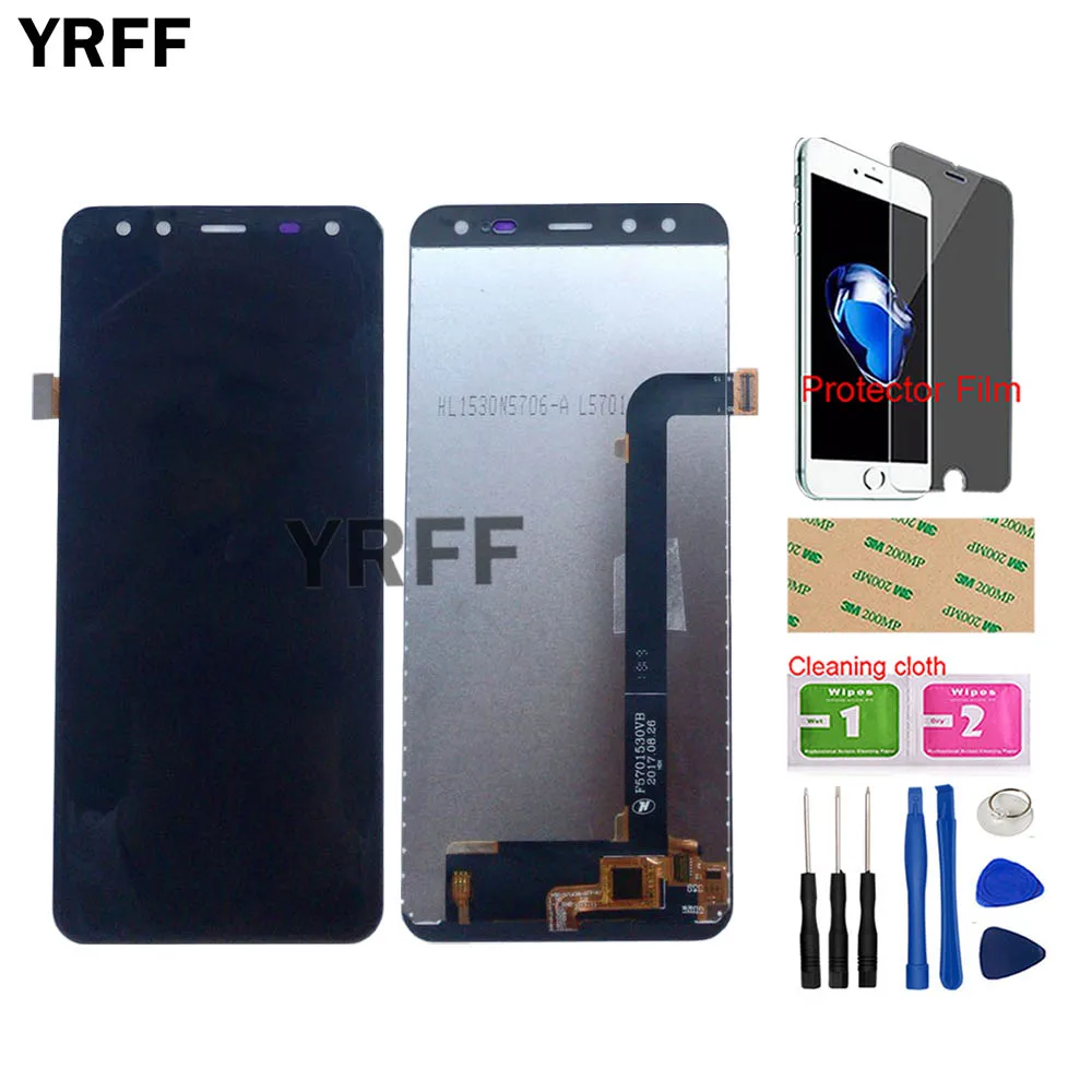 Мобильный сенсорный экран ЖК-дисплей для Leagoo S8 ЖК-дисплей кодирующий преобразователь сенсорного экрана в сборе ремонтный датчик инструменты защитная пленка