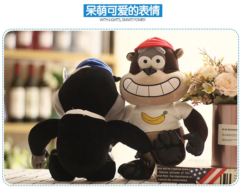 Креативная мягкая игрушка gorillas, кукла, кукла, праздничные подарки на день рождения, рождественские подарки, украшение для дома