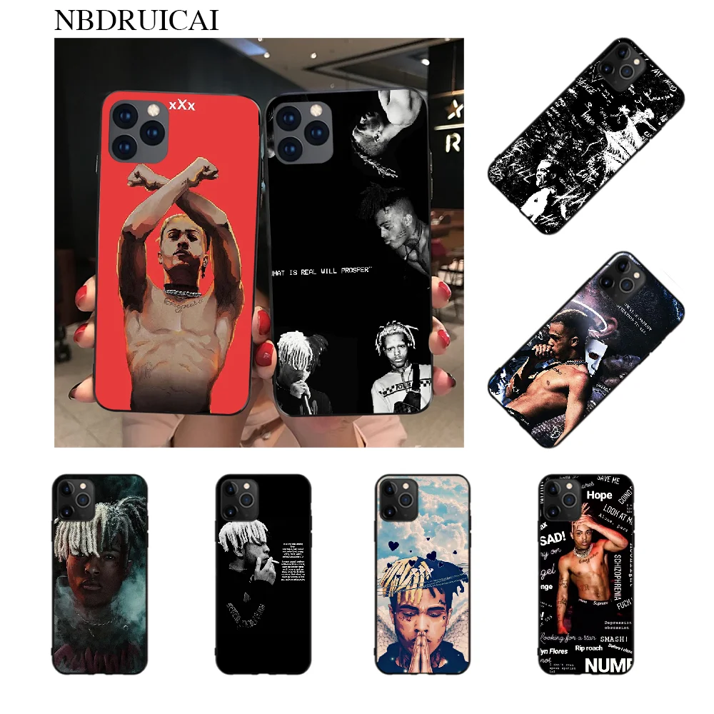 NBDRUICAI Rap XXXTentacion мягкий силиконовый черный чехол для телефона iPhone 11 pro XS MAX 8 7 6 6S Plus X