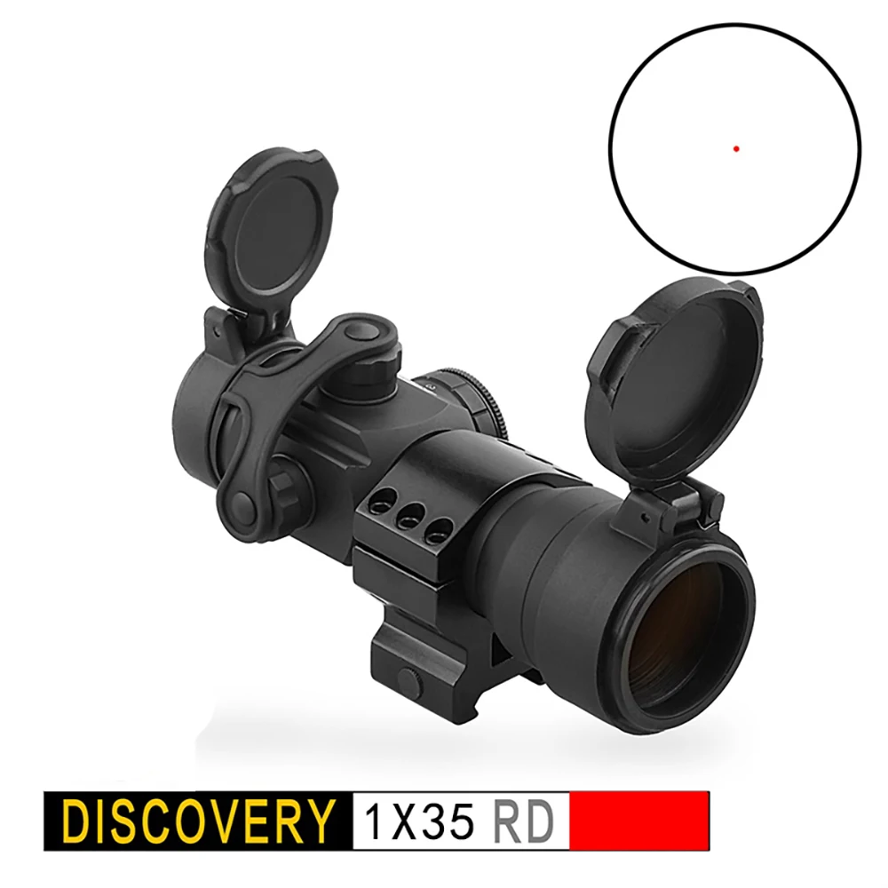 

Red Dot Scope 1X35 Reddot Airsoft Discovery For Rifle Air Soft PCP Scope Sight With 20mm Picatinny Rail