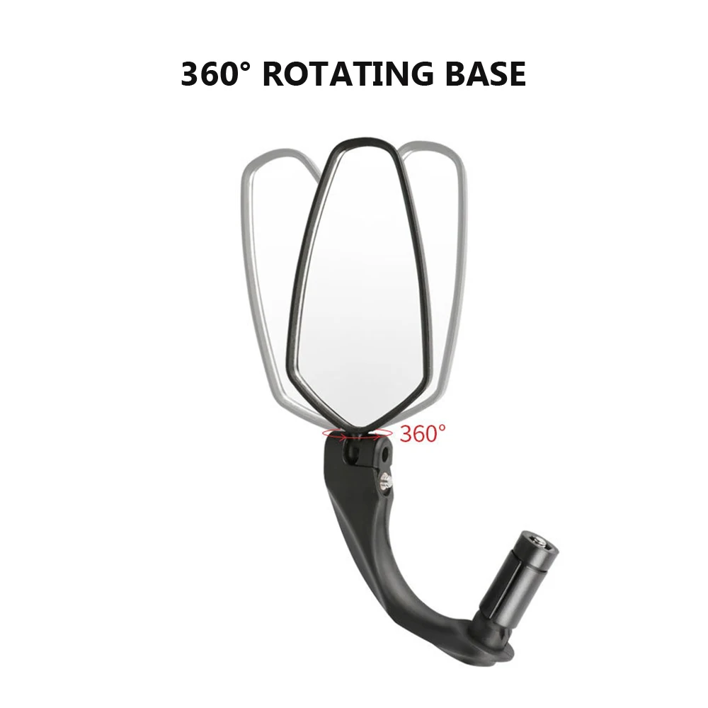 

Bicycle Review Mirror Bike Cycling Wide Range Back Sight Reflector Adjustable Left Right Bike Review Mirror Bike Accessories
