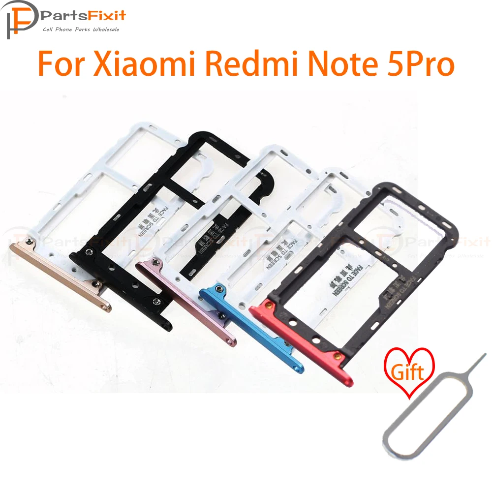 Лоток для сим карт телефона Redmi Note5pro слот sim карты + лоток памяти Micro SD Примечание