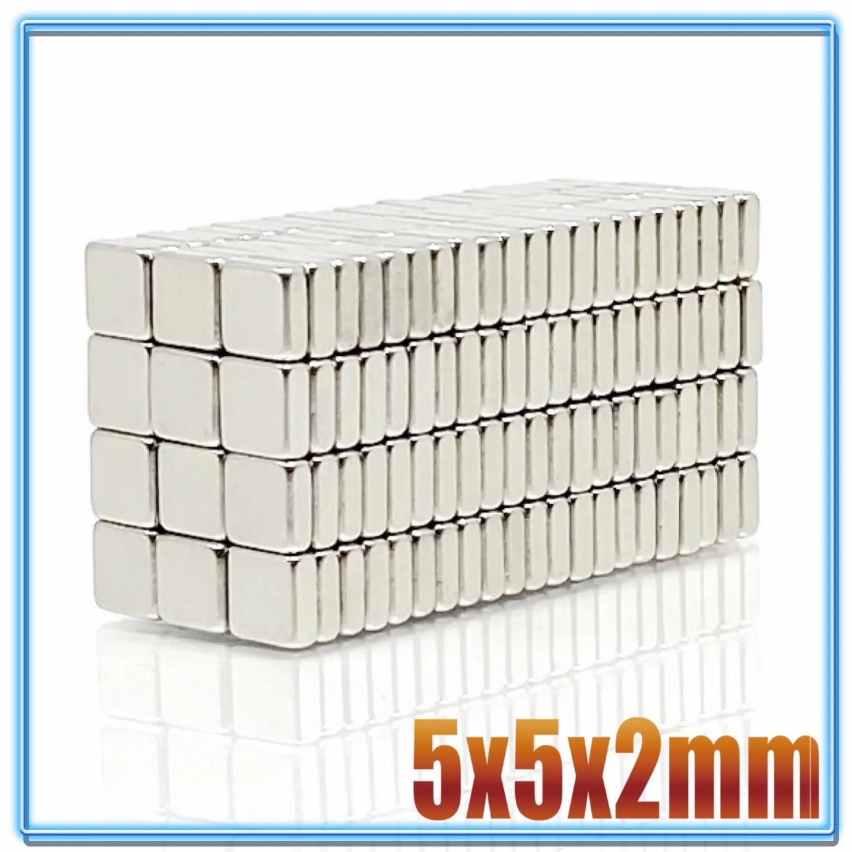 Редкоземельный магнит N35 NdFeB 5*5*2 неодимовый 5x5x2 мм 20-5000 шт. | Обустройство дома