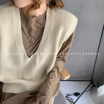 

Plated Sterling Silver Necklace Women's New Style Fashion Non-mainstream Sense of Design South Korea Dongdaemun Cool Hollow out