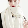 Women Scarf Winter Wool Shawl  White Shawl Thickened Big size long Scarf 100% Wool scarf for Lades 2021 New Hot Sell Fashion 4