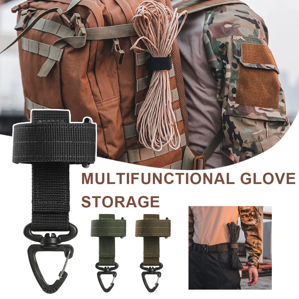 Soporte para guantes, correa para guante, pinza de sujeción, cuerda de escalada, hebilla de almacenamiento, accesorios para exteriores, 1 ud./3 uds.