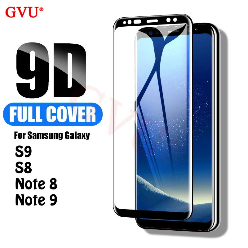 

Curved Tempered Glass On samsung galaxy S9 S8 Plus S7 edge Screen Protector on samsung note 9 8 protective glass on samsung s9