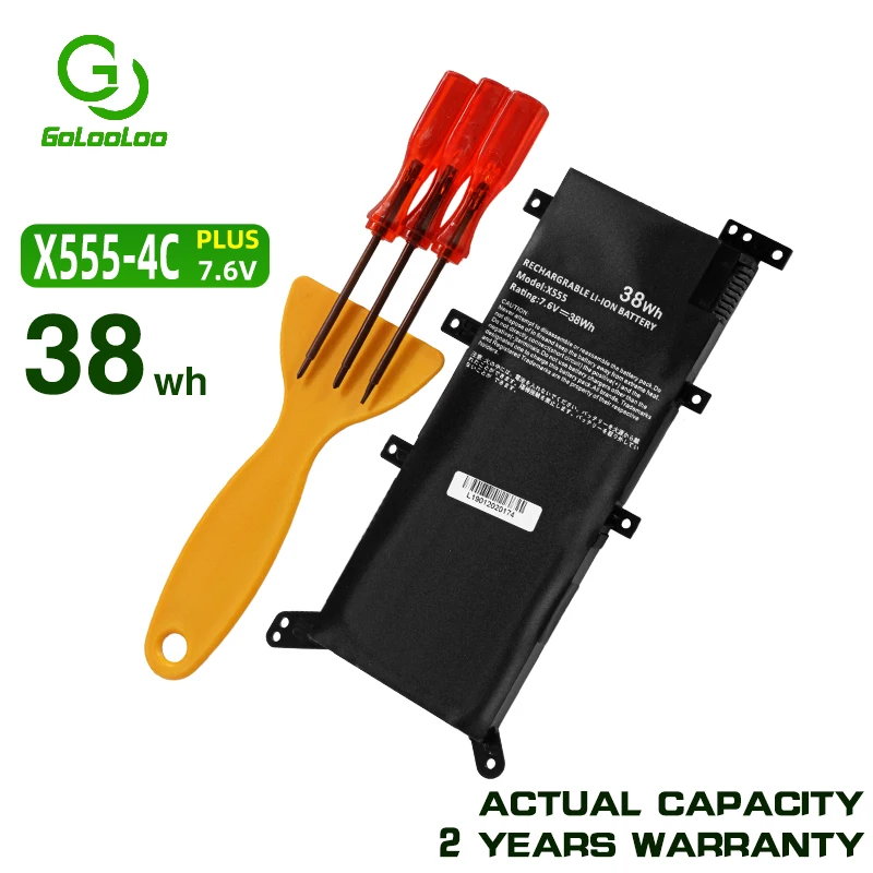 7 6 В 38WH Golooloo C21N1347 Аккумулятор для ноутбука ASUS X554L X555 X555L X555LA X555LD X555LN X555MA