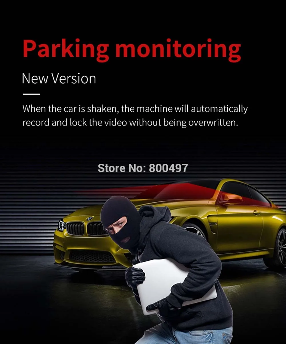 Автомобильный видеорегистратор FHD 1080P 1" ips полноэкранный поток медиа заднего вида 2.5D зеркало Выдвижная камера с двухканальным g-датчиком