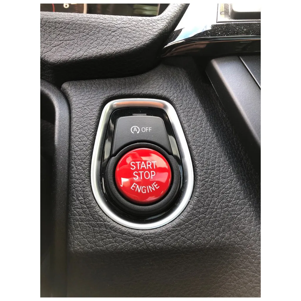 Автомобильный Пуск стильная Кнопка зажигания Крышка Кристалл Стиль Кнопка остановки водонепроницаемый, не выцветает, не ржавеет ABS пластик