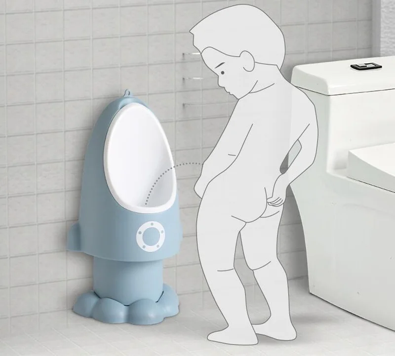 MOTOHOOD Cartoon Baby Boy Potty Toilet Training Children Stand Urinal Boys Infant Toddler Wall-Mounted Training Potty Toilet 6