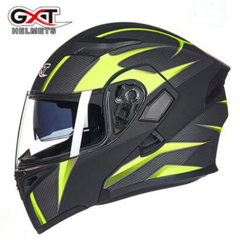 Механический красный Змеиный дьявол GXT G902 мотоциклетный шлем откидной шлем с двойным щитком полное покрытие внедорожные мотоциклетные защитные шлемы - Цвет: 4