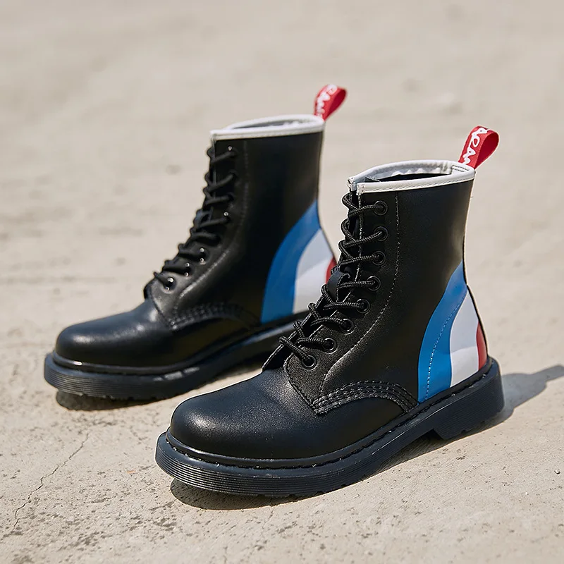 women's casual lace up martin boots