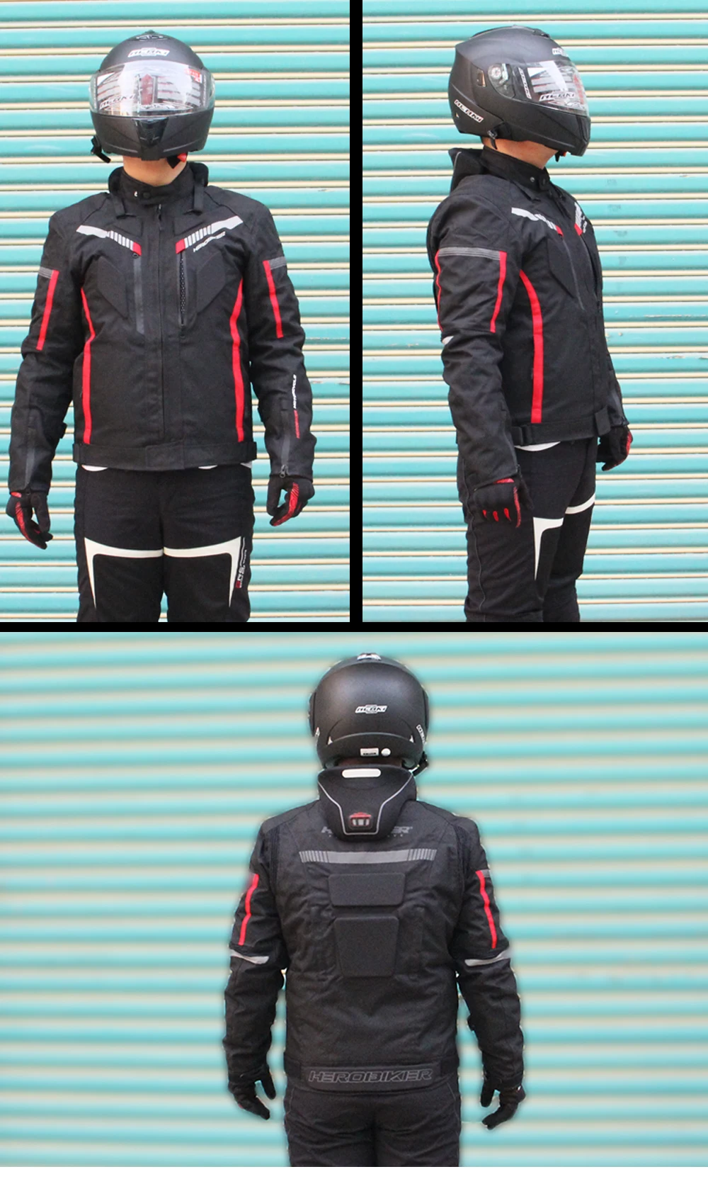 HEROBIKER, новинка, осенне-зимняя мотоциклетная куртка, водонепроницаемая, ветрозащитная, мотоциклетная куртка для езды, гонок, мотоциклетная одежда, защитное снаряжение