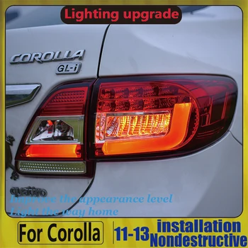 

for Toyota Corolla 2011-2013 Tail Lights new Corolla LED Tail Light Altis Rear Lamp