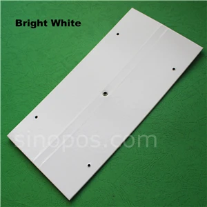 bright white Swatch хедер вешалка с заклепками, ткань образцы связывания держатель текстиль кожаный материал сбора стек книга карты дисплей крюк - Цвет: bright white