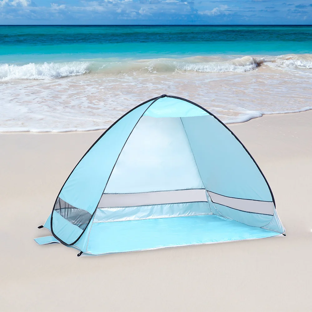 

Hot New Lightweight Beach Tent Instant Pop Up Tent UV Protection Camping Tent for Fishing Travel Sun Shelter Sunshade Canopy