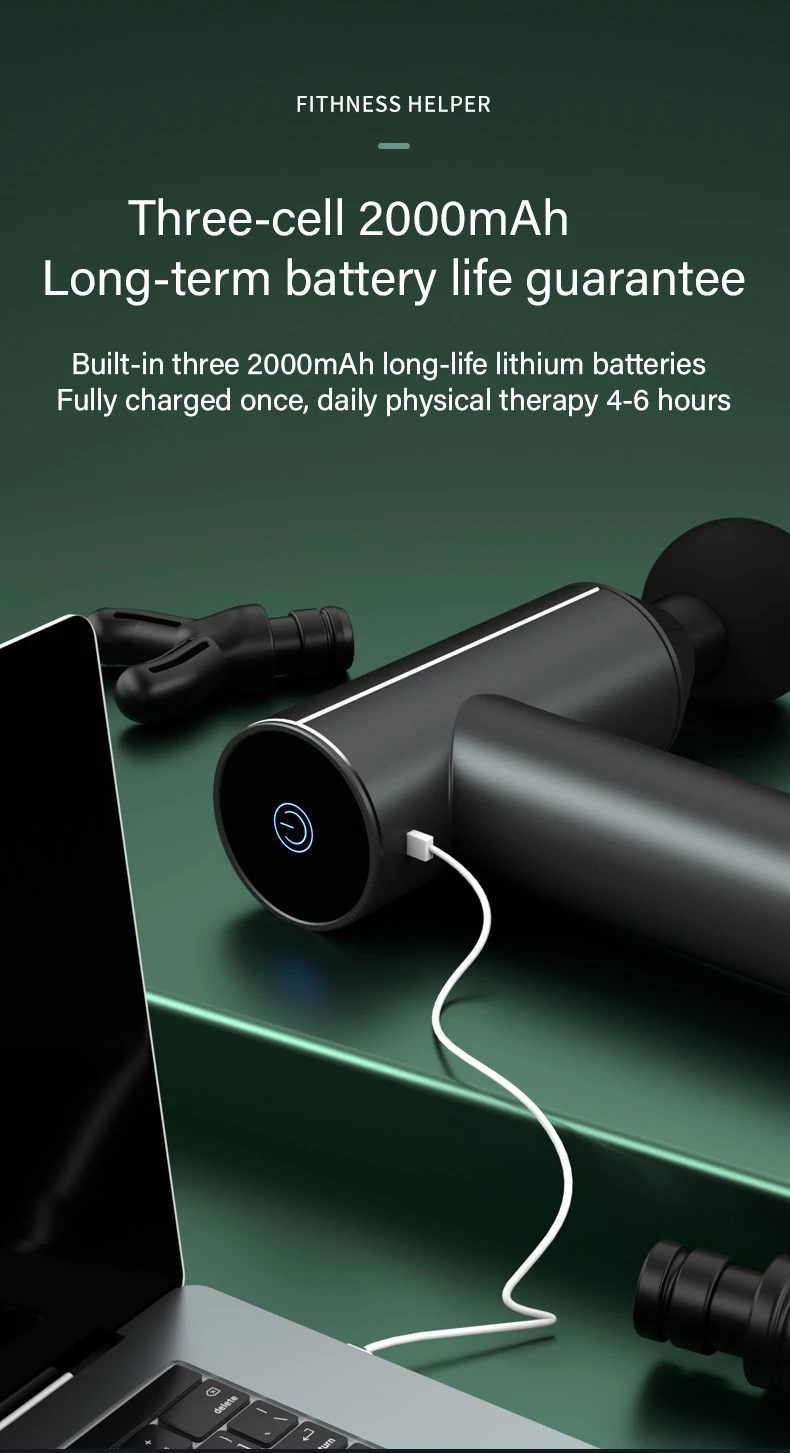 Пистолет для массажа мышц пистолет всего тела с USB зарядкой фитнес массажер
