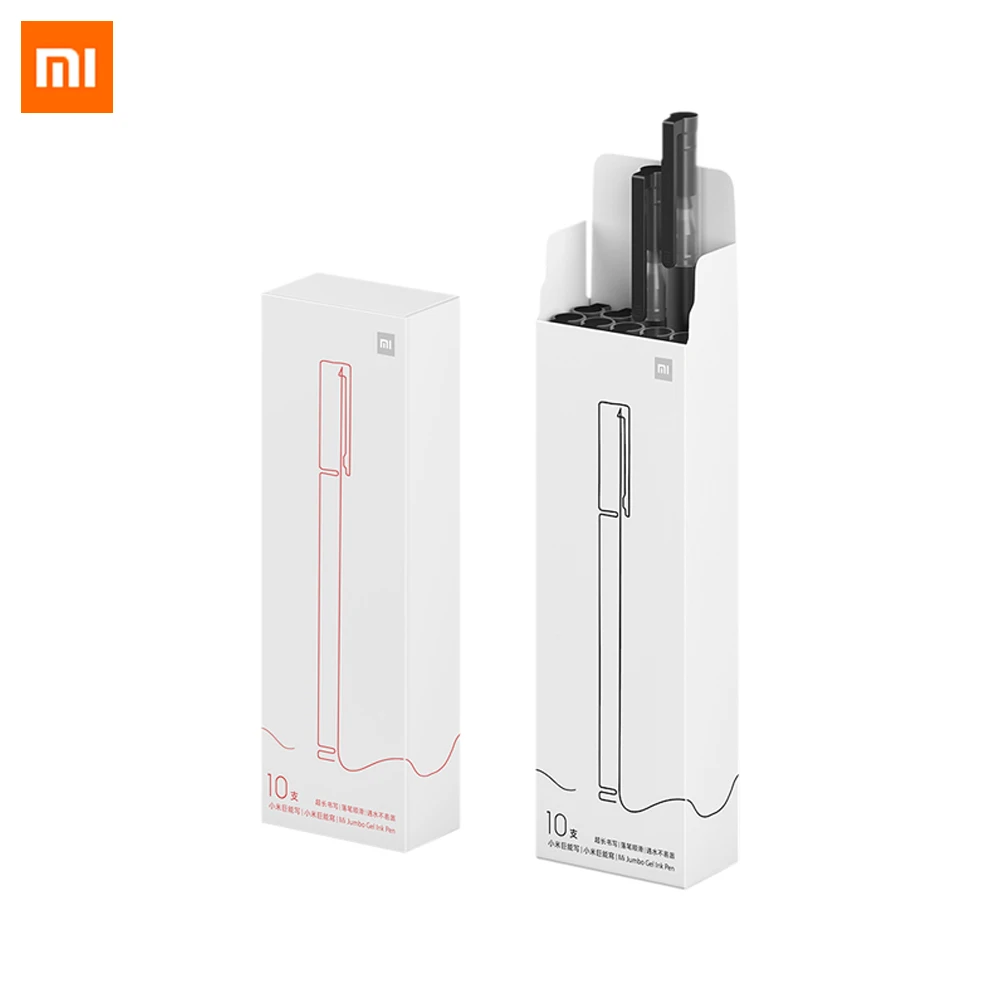 Ручка для письма Xiaomi Mijia 0 5 мм суперпрочная цилиндрическая ручка черные ручки