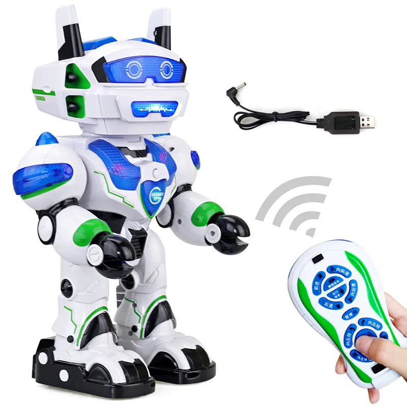 

Le zhou Robot Voice Dialogue Chubby Intelligent Robot Remote Control Robot Singing Dancing Educational Toy