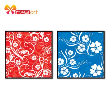 

Cross stitch kits Embroidery needlework sets 11CT water soluble canvas patterns 14CT Flower painting Four Leaf Clover-NCMF043