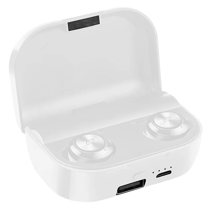 White A6 Tws Bluetooth 5,0 наушники-вкладыши беспроводные Bluetooth наушники спортивные наушники Игровые наушники головной телефон для всех смартфонов - Цвет: White