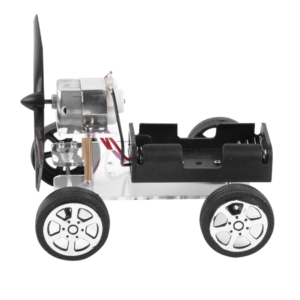 Мини-мотор DIY робот набор образование сборка умный ветряная машина детские игрушки для 3+ детей головоломка батарея подарки на день рождения