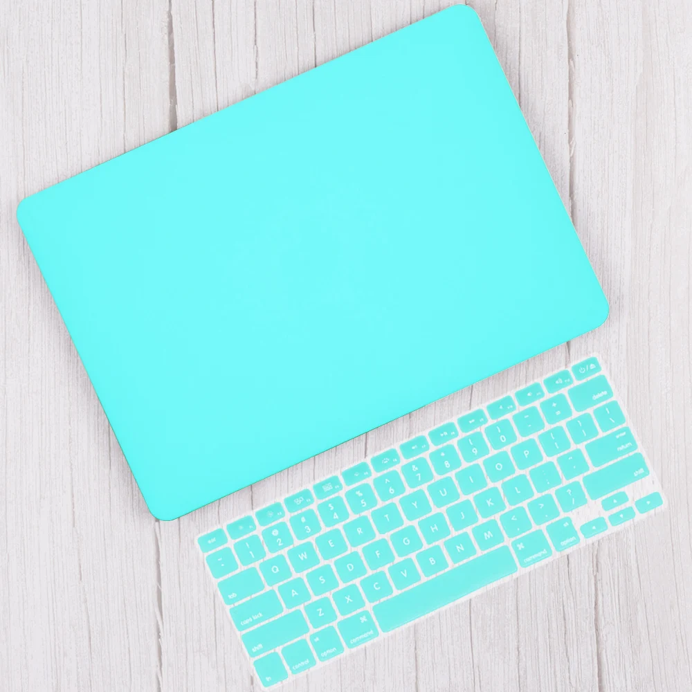 Mint Green Redlai для Macbook Pro 13 15 с сенсорной панелью A1706 A1707& Air 13 дюймов Pro 13 15 с сетчаткой пластиковый матовый жесткий чехол - Цвет: Mint Green