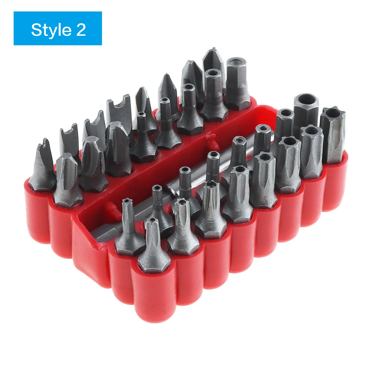 33-Piece Magnetic Screwdrivers Set Includes Slotted,Phillips Pozidriv Non-Slip Repair Tool Kit with Replaceable Screwdriver Bits for Repair Home Improvement Craft