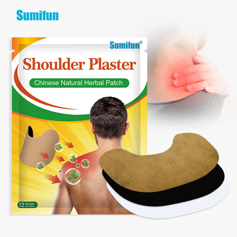 

12/24 pcs Shoulder Wormwood Medical Plaster Joint Ache Periarthritis Pain Relieving Patch Rheumatoid Arthritis Ache Sticker
