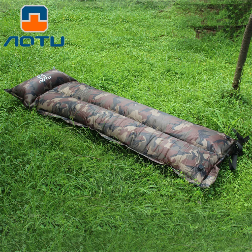 

Camouflage Camp Mat Automatic inflation Hiking Beach Mat Air Bed Tourist Mattress Quality Air Mattress Inflatable Portable Bed