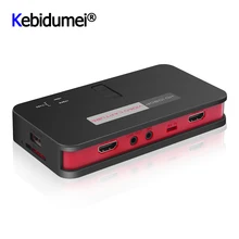 Новейшая 1080P HDMI игра 60fps HD видео Захват коробка для xbox PS3 PS4 ТВ медицинская онлайн видео прямая трансляция видео Recorde