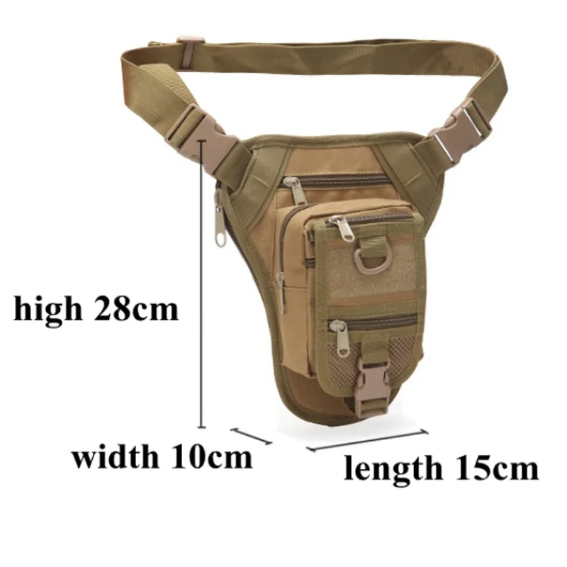 Outdoor Multifunctional Hiking Hunting Waist Bag Drop Leg Bag Hunting Tool Waist Pack Motorcycle Sports Bag